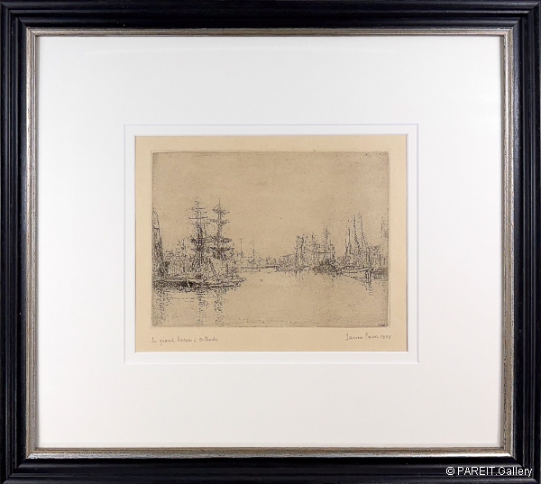 ENSOR James - Le grand bassin � Oostende